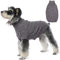 Hjumarayan Hundepullover - Schlicht & Elegant Pullover Hund, Warme Hundepullover Mittelgroße Hunde mit Geschirrloch für Leine, Schöner Hundepulli mit Beinen für Französische Bulldogge (Grau L)