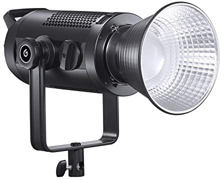 Godox SZ200Bi 200W LED-Videolicht Zoombare Videobeleuchtung Bicolor 2800-6500K Dimmbare Helligkeit CRI≈97, TLCI≈96 mit Bowens Mount Reflektor für Außenaufnahmen, Studiofotografie, Live-Streaming