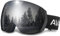 CARFIA Herren Damen Skibrille für Brillenträger 100% UV400-Schutz Schneebrille Skibrille Anti-Nebel Snowboardbrille Ski Goggles