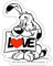 Spreadshirt Asterix & Obelix Charakter Idefix Sticker Aufkleber, 10 x 10 cm, Mattweiß