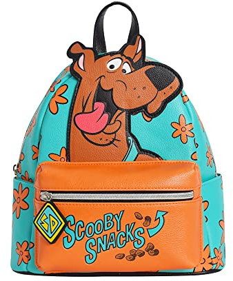 Concept One Scooby Doo Mini-Rucksack, Scooby Snacks Kleine Reisetasche für Damen und Herren, mehrfarbig, 22.9 cm, Mehrfarbig/Meereswellen (Ocean Tides), Einheitsgröße, Scooby Doo Mini Rucksack