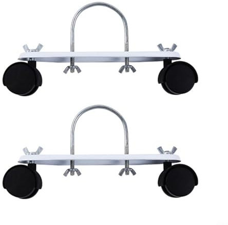 HpLive 2 soportes de radiador eléctrico, soporte especial de polea móvil para radiador eléctrico, polea de radiador, base de rueda de aceite, rueda universal para radiador, color negro