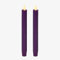 Luminara - Flameless Battery Operated Taper Candle - Purple - Pack of 2-1x9.75 - LED Flickering Flame - Realistic Safe for Home Kids and Pets