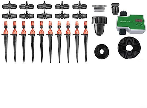 Système d'irrigation goutte à goutte automatique avec minuteur d'arrosage et tuyau d'arrosage