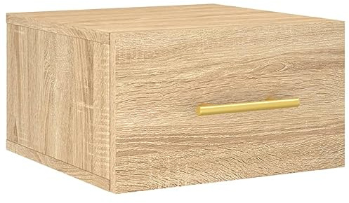 vidaXL Wand-Nachttisch Sonoma-Eiche 35x35x20 cm