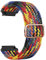 Amzpas Armband für Amazfit GTR 2/GTR 3/GTR 4 Armband,Nylon 22mm Verstellbares Geflochtenes Ersatzarmbänder für Amazfit GTR 47mm/GTR 3 Pro/GTR 2e/Stratos 3/Cheetah Pro Damen Herren (Bunt)