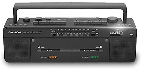 Kassetten-Boombox, tragbares AM/FM-Radio-Stereo, FM/SW/WM-Radio – MP3/U-Disk, Band-/USB-/TF-Kartenwiedergabe, Karaoke, One-Click-Aufnahme/Transkription, Doppel-Kassettenspieler