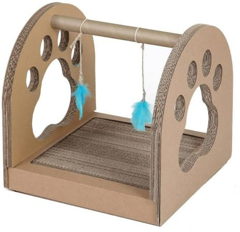 Carton+Pets Kratzbaum für Katzen Fun Park Pappe Bronze