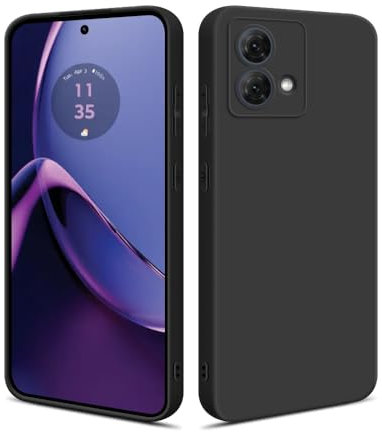 HSP Funda para Motorola Moto G84 5G [resistente al polvo] Carcasa protectora silicona TPU | Anti-arañazos Antigolpes Anti-Choques | Protección de cámara | Suave Blanda Delgada Case | Negro
