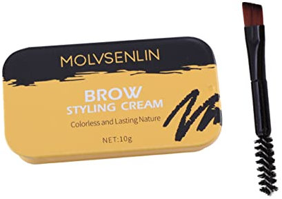 Healvian 2 Stück Augenbrauen Styling Creme Augenbrauen Seife Augenbrauen Wachs Augenbrauen Pomade Seife Augenbrauen Augenbrauen Make Up