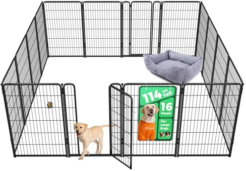 FXW Homeplus Indoor Dog Playpen, 114CM(H), 16 Panels