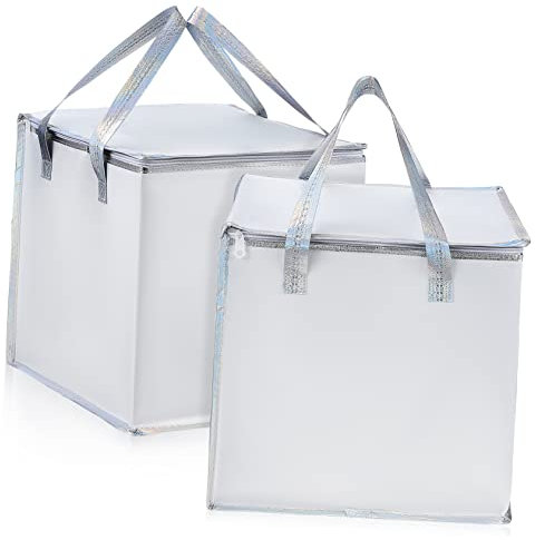 LALADEFIEE Contenitore Termico Per Il Pranzo Set Isolato Grande Contenitore Refrigerante Per La Conservazione Degli Alimenti Riutilizzabile Per La Spesa E Il Picnic