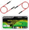 pzsmocn Flexible Silikon Jumper Wire Kabel Steckbrücken 24AWG 20cm，40Sets/120Stück für Dupont Steckverbinder 2,54mm 1-Polig Schwarz Male-Female Stecker Adapter Solderless Drahtbrücken für Breadboard