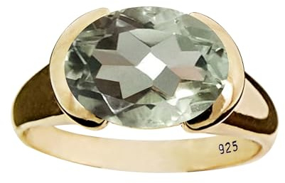 Gems Vibes Ring aus 925er Sterlingsilber, Geburtssteinring für Frauen