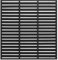Panneau de clôture composite en bois noir et plastique - Clôture d'extérieur - Store occultant et cloison - Résistant aux intempéries - Faible entretien - 180 x 180 cm