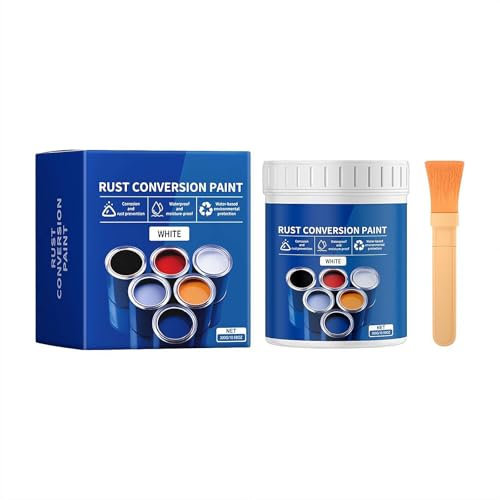 Pintura convertidora de óxido 4 en 1 para metal, resistente a la intemperie, pintura de conversión de óxido, removedor de óxido, prevención de óxido de larga duración, para uso en interiores y
