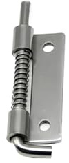 Federbolzenscharniere aus Edelstahl 304 for mechanische Geräte – Verdeckte Scharniere for elektrische Geräte und Blechgehäuse(3PCS-steel-left)