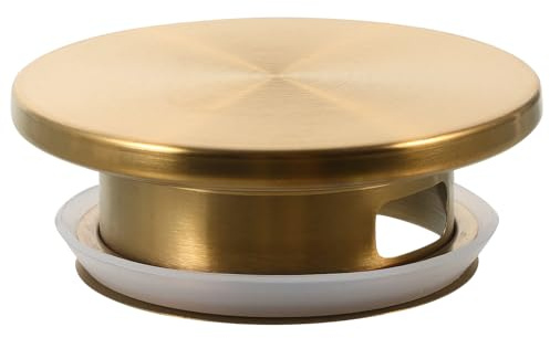 LOPUNER Home Pitcher Lid Stainless Steel Water Jug Cover Golden Kitchen Jug Cover Prevents Contamination Easy to Clean Chilly Bottle Lid Replacement for Home Use