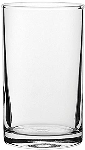 Utopia P42026T Toughened Hi-ball, 8.5 oz., 24 cL (Pack of 48) | Resists thermal shock and chipping, offering durable commercial glassware suited for busy pub, bar, or restaurant service.
