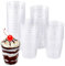 MATANA 48 Vasos de Postre de Plástico Duro Transparente (240ml) - Reutilizables - Copas para Postres, Vasitos Postres Individuales, Cuencos Postres - Aperitivos, Tartas, Mousses, Tiramisú