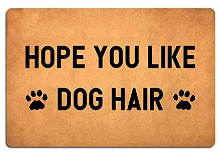 Eureya Door Mat Hope You Like Dog Hair Doormat Inside/Outside Kitchen Rugs Welcome Rubber Mat Home Decor 40x60cm