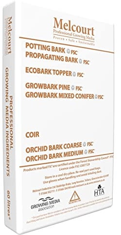 Melcourt Orchid Bark/Orchid Potting Medium 60L
