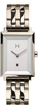 MVMT Analog Quarzuhr für Damen mit Beiges Edelstahlarmband - 28000068-D