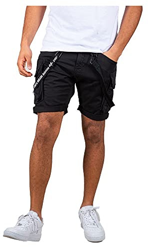 Alpha Industries Herren Utility Short Für Cargos, Schwarz, 32 EU