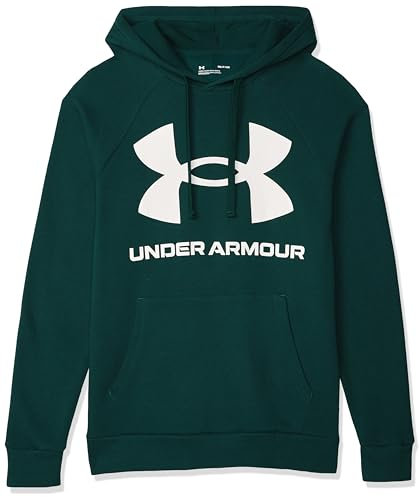 Under Armour Rival Fleece Big Logo Hoody Gruen, XL Herren