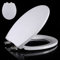 Quick Release Toilet Seat with Soft Close Mechanism & 360° Adjustable Stainless Steel Hinges for Easy Cleaning Top Fixing Universal Bathroom Bowl Seating Colorfast Loo Seat with Mounting Accessories