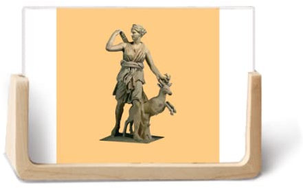 Jungle Virgin Female Midwifery Jagd Foto Frame Tabletop Display