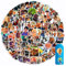 104pcs Percy Jackson Stickers Catoon Boy Vinyl Waterproof Decals for Laptop，Guitar，Bumper，Skateboard，Phone，Car，Gifts for Adults/Kids/Teens(A+B)