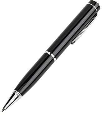 HUIOP Digital Recorder,Digital Voice Recorder Pen Sound Audio Activated Dictaphone Recording Device Professional Music Player with USB Cable Earplug for Lecture Class Meeting Interview
