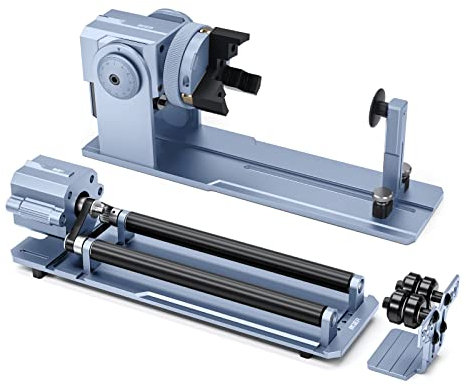 IKIER R1 Pro Laser Rotationswalze Multifunktion Backenfutter Rotation für Laser Graviermaschine 360° Y-Achse Rotation 4 in 1 Laser Rotary Roller Rotary von Zylinder Weingläsern Becher Ringen Kugel
