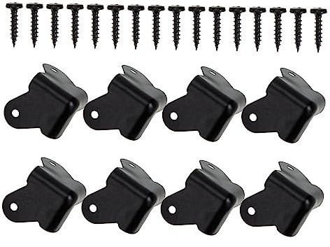 Toyvian Protecteurs D'Angle En Métal 8 Pièces Coins De Protection Anti-Collision Pour Meubles Haut-Parleurs Et Boîtes Sonores Faciles À Installer