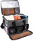 igadgitz home U7254 Knitting Bag, Yarn Storage Bag, Crochet Bag, Wool Storage Bag, Knitting Storage Organiser with Shoulder Strap 124cm (48.8) - Grey