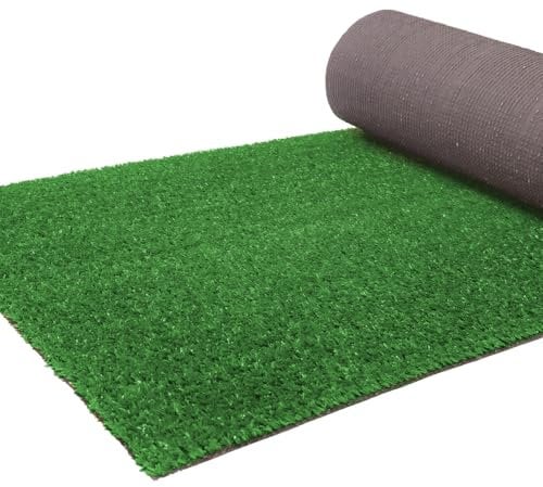 LUCATEX - Cesped artificial 2x3 metros Miami - 7mm de altura - Alta densidad - Ideal para exteriores, piscinas, terrazas, jardín - Económico y resistente - Cesped artificial moqueta