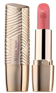 Deborah Milano - Rossetto Milano Red, N.5 Fabolous Mocha, Colore Pieno e Brillante, con Acido Ialuronico per un Comfort Estremo a Lunga Tenuta