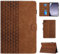 CASAFUNY Funda para Samsung Galaxy Tab A9 8.7 Pulgadas 2023 (SM-X110/X115/X117) Protectora Carcasa con Soporte y Auto Sueño/Estela para Tableta Samsung, Marrón
