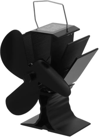 MOBUTOFU Fireplace Fan Thermal Power Compact Stove Accessories Heat-powered Fan