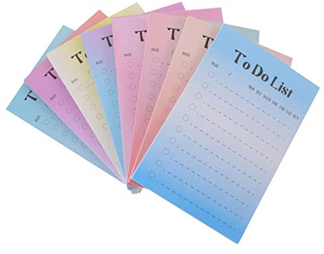 STOBOK Notizaufkleber Für Haushalt Glatte Und Klebrige Memoaufkleber Abreißbare Notizblöcke Für Studenten Bürobedarf Notizzettel Zum Anbringen Überall Praktisch Für Schule Und