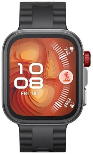 HUAWEI Watch FIT 4 Pro Smartwatch, Outdoor-Sportarten auf Profi-Niveau, Saphirglas und Titan, Bis zu 10 Tage Akkulaufzeit, EKG, Leichte Sportuhr, Kompatibel mit Android & iOS, Schwarz