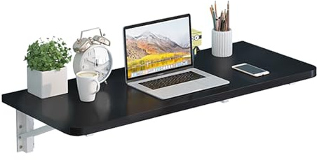 ZENSTYW Klapptisch Wand,Wandklapptisch,Wandschreibtisch Klappbar Für Küche Zimmer Wohnzimmer Kinderzimmer,Klappbarer Wandtisch Küchentisch Kindertisch(90 * 40cm)