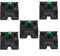 Interruttore industriale a pulsante, 10 A, 415 V, controllo normale aperto (NO), nero, apertura di installazione da 22 mm, confezione da 5 per apparecchiature elettriche (ZB2-BE101C)