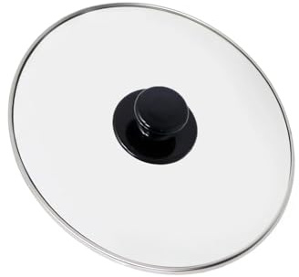 Cooks Professional Spare 2.5 Litre Glass Lid for Slow Cooker - Replacement Part - Made from Durable Clear Strong Tempered Glass - Dishwasher Safe