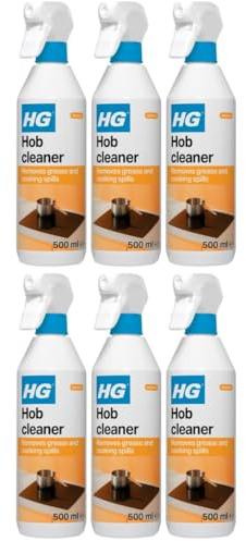 HG Hob Cleaner Spray, Induction, Ceramic & Gas Hob Shine & Degreaser – 500ml (6)