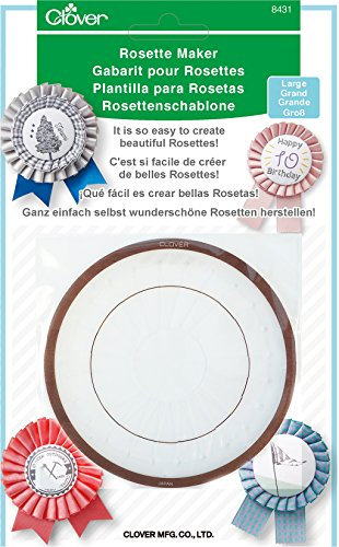 Clover Rosette Maker: Large, Plastik, Sortiert