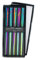 Koolemon 5pairs Polished Multicolor Rainbow 304 Stainless Steel Chopsticks Set,Metal Chopsticks Reusable, Dishwasher Safe, Traditional Chopstick,9.3inch,Chinese Japanese Chop stick