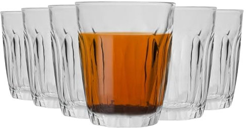 Duralex Provence Verres à Boire - Gobelets 160ml pour l'eau, jus - Paquet de 12