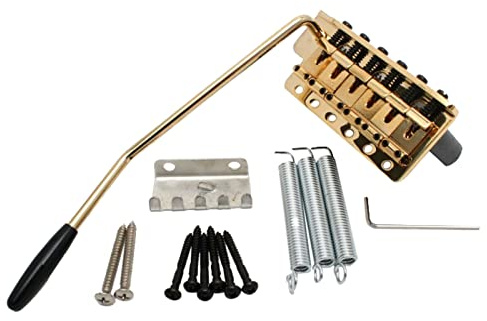Göldo ST-Style Vintage Tremolo Stahlblock, Gold TV10G